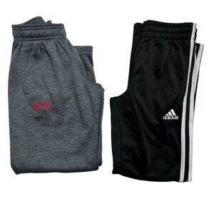 Adidas & Under Armour Boys Sweatpants Size S